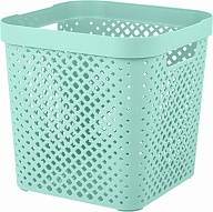 Корзинка для хранения Plast Team Baby коллекция Follow Me, с ручками, 20л, 310х310х297 (PT9004)